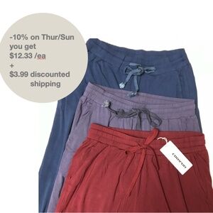 CooRun wide leg drawstring sweatpants size large